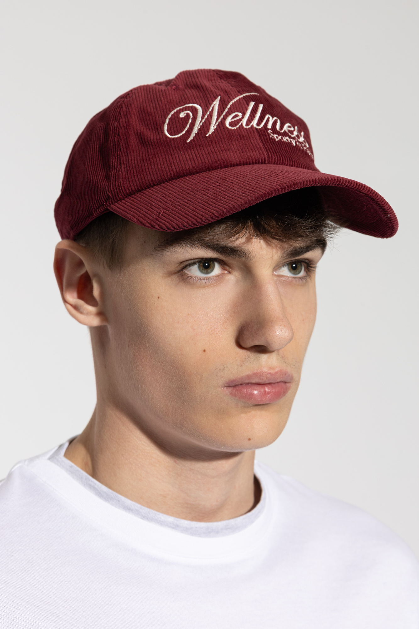 Burgundy Baseball cap from the 'Central Park Drop' collection